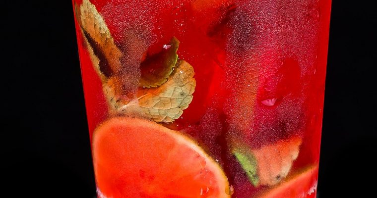 Granatapfel Erdbeer Mojito