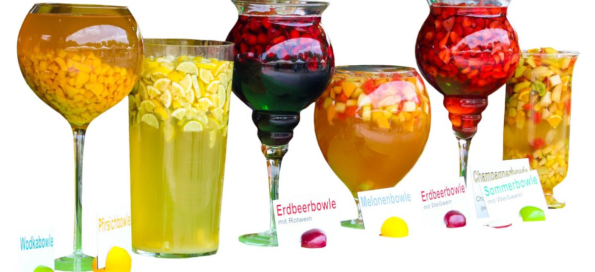 Alkoholfreie Erdbeer-Melonen-Bowle